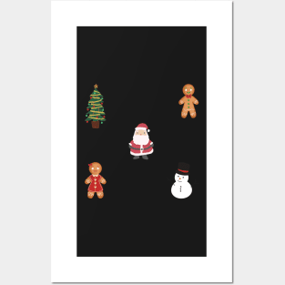 Cute Christmas Sticker Pack Posters and Art